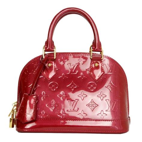 red and white louis vuitton bag|louis vuitton vernis bag.